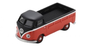 Schuco 451870011 - H0 - VW T1 Pritsche - rot/schwarz